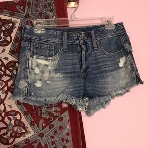 Abercrombie and Fitch distressed shorts
